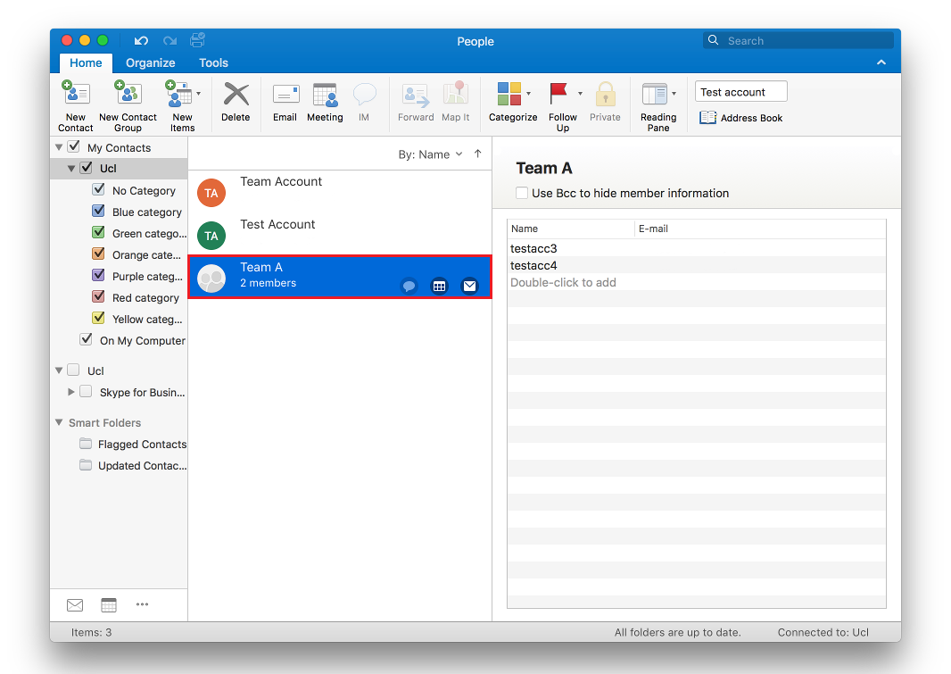 o365 groups in outlook for mac